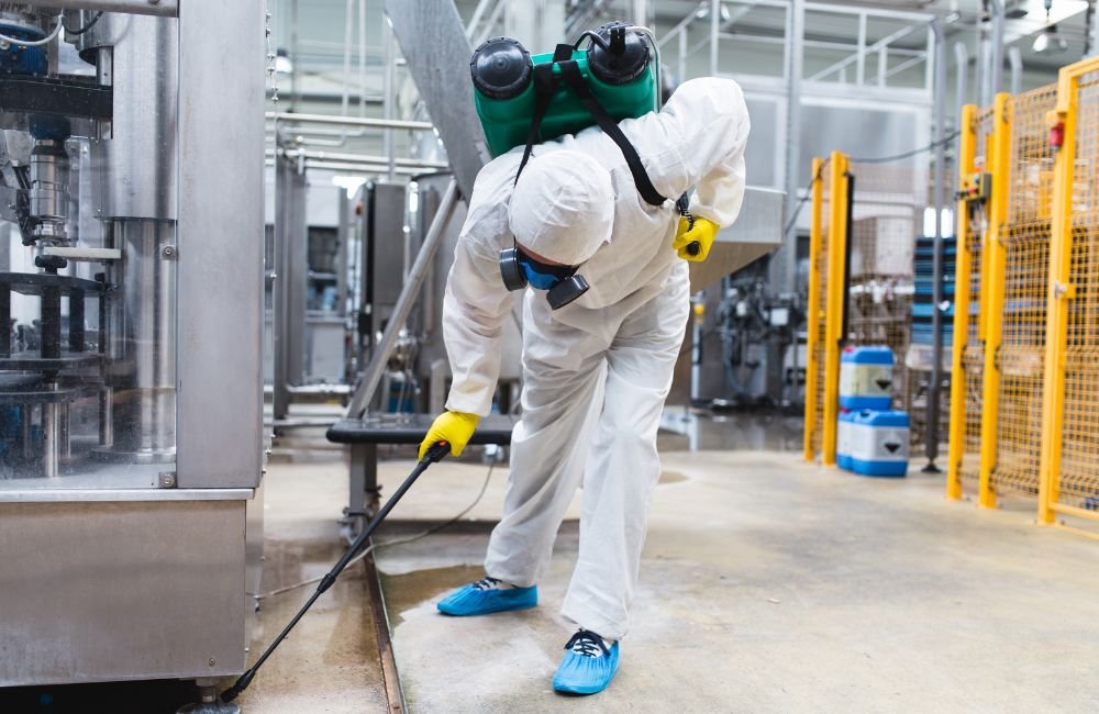 An image of a commercial pest inspection.