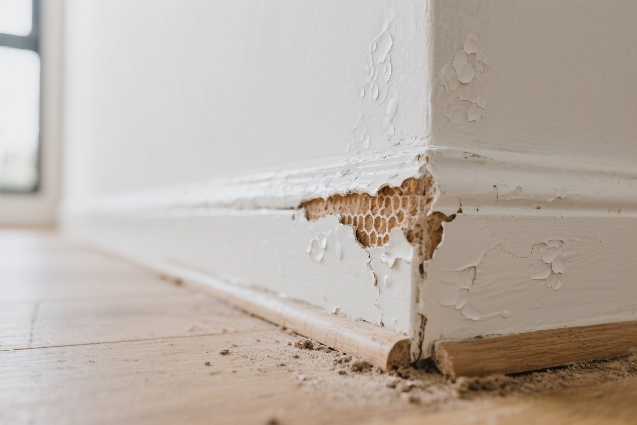 An image of a home infested by termites.